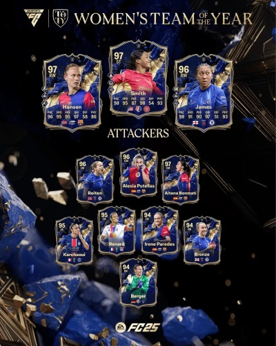 《EA SPORTS FC 26》年度最佳阵容揭晓，投票开启，荣耀之星等你揭晓！