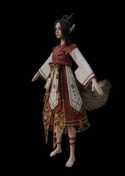 足控狂喜！《黑神话钟馗》厨娘是四妹同款裸足