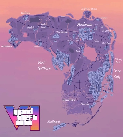 GTA6首发独占？揭秘罪恶都市地图规模与双主角机制