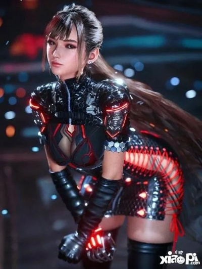 剑星女主紧身胶衣+大雷造型，绝美感直戳玩家审美，太吸睛