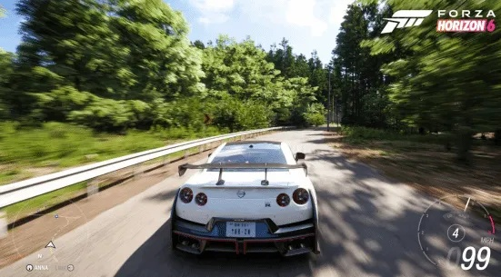 极限竞速地平线6实机演示日本山地场景，还原多山地貌