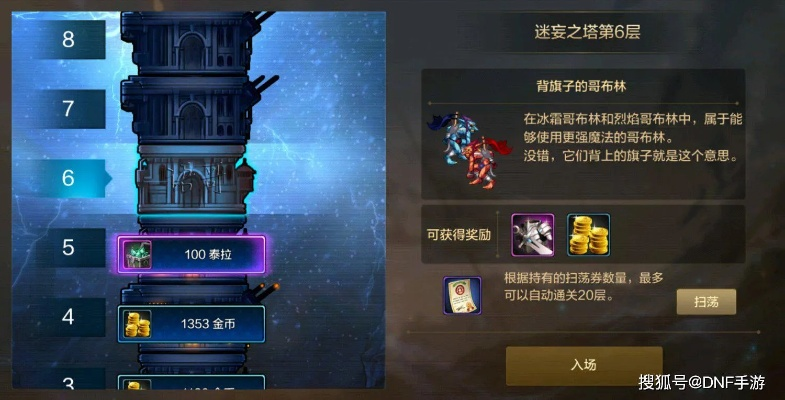 2026版DNF迷妄之塔全层型拆解，速通、满奖励、难点攻坚一站式攻略