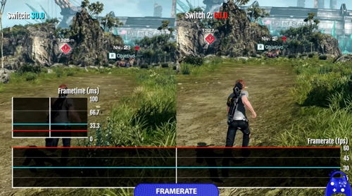 异度神剑X，终极版Switch2升级版vs原版，更高帧率更清画面！