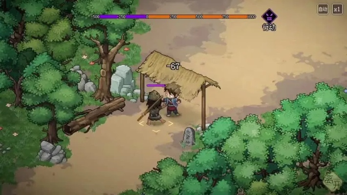 大侠立志传外传试玩版上线Steam新品节，半瓶神仙醋新作来了