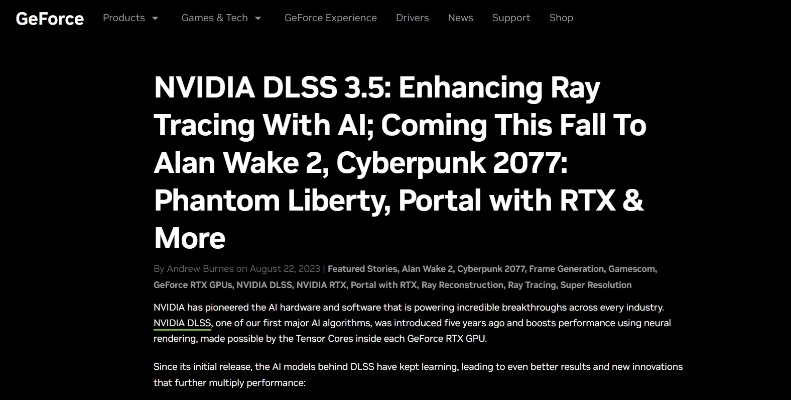 英伟达紧急回应DLSS5差评：这不是AI滤镜！