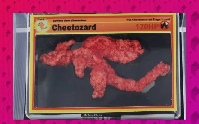 《宝可梦》喷火龙形状薯片获吉尼斯记录 拍出8.7万美元天价