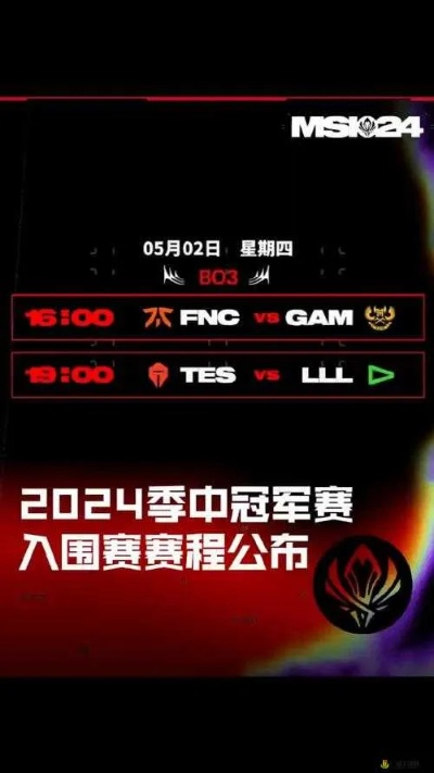 2024MSI赛程深度拆解，观赛节奏、队伍梯队、冷门预判及竞猜实战全指南