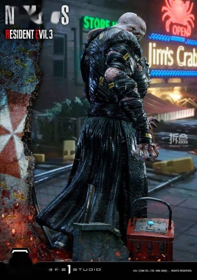 《生化危机3：重制版》追踪者手办公布 致敬系列30周年