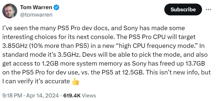 PS5 Pro画质增强功能确认锁定版本 不再提供更新