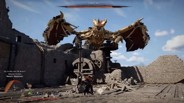 红色沙漠玩家发现神操作，用树竟能一击秒杀Boss！